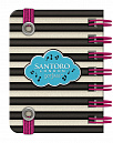 Блокнот с брелоком для ключей Santoro Melodies - Dancing Among the Stars
