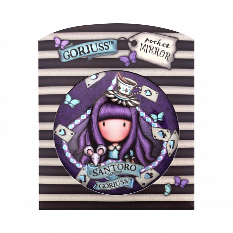 Зеркало с чехольчиком Santoro Wonderland - A Little More Tea