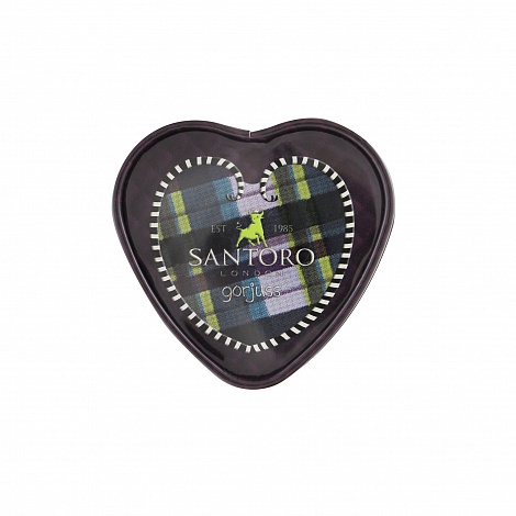 Баночка в форме сердечка Gorjuss Tartan - The Dark Streak