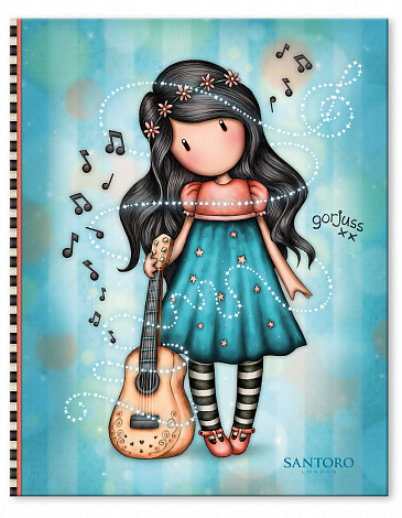 Канцелярский набор с блокнотом Santoro Melodies - This One's For You