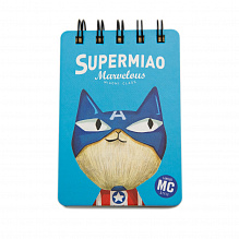 Блокнот на пружинке "Supermiao 2" Captain