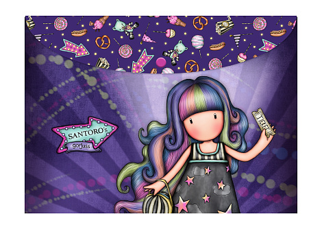 Набор папок для документов А4 Fairground Stationery - Fireworks / Up and Away