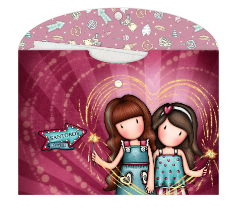 Набор папок для документов А4 Fairground Stationery - Fireworks / Up and Away