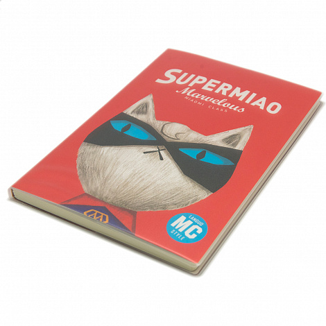 Тетрадь толстая A5 в обложке "Supermiao 2" Superman