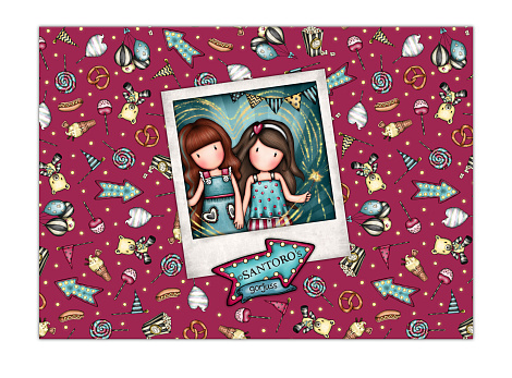 Набор папок для документов А4 Fairground Stationery - Fireworks / Up and Away