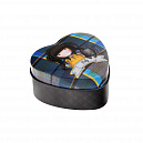 Баночка в форме сердечка Gorjuss Tartan - Ruby (Yellow)