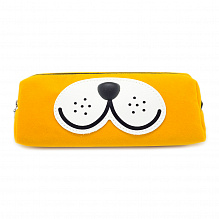 Пенал "Dog's mouth" жёлтый